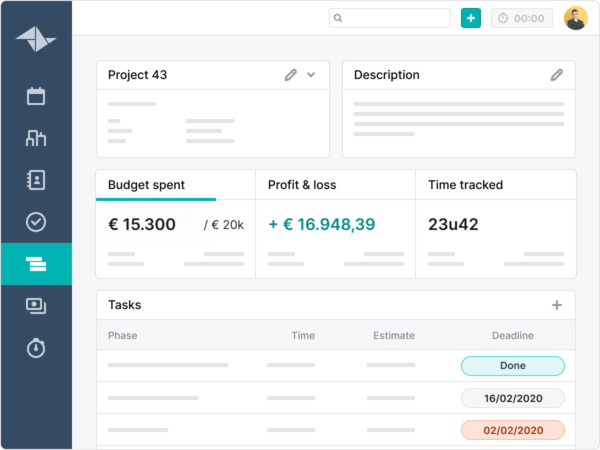 Screenshot Teamleader Project