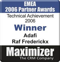 Maximizer Technical Achievement Award 2006